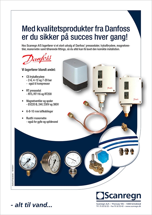 Danfoss kvalitetsprodukter - Produktblad fra Scanregn A/S