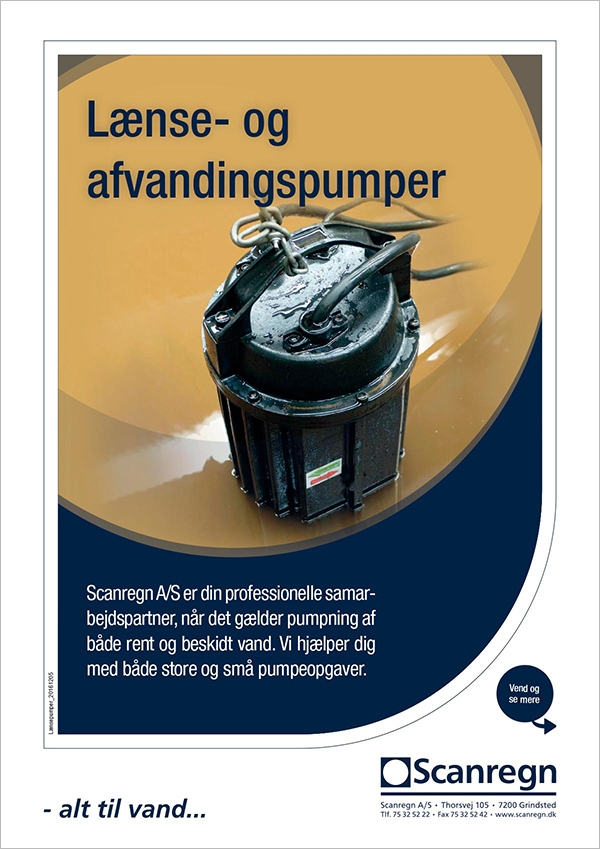 Lænse- og afvandingspumper - Produktblad fra Scanregn A/S