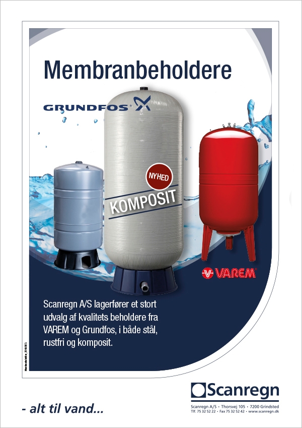 Membranbeholdere - Produktblad fra Scanregn A/S